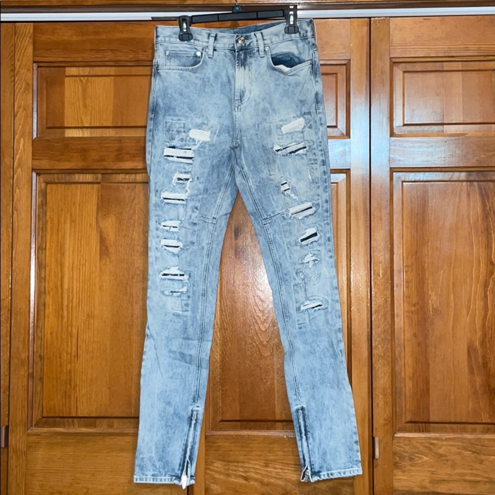 PacSun Stacked Skinny Ripped Jeans